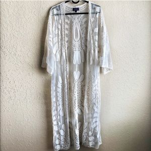 Artesia Sheer Long Cardigan